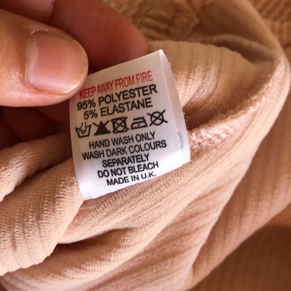 Missguided open back high neck nude dress - Picture 5 of 5